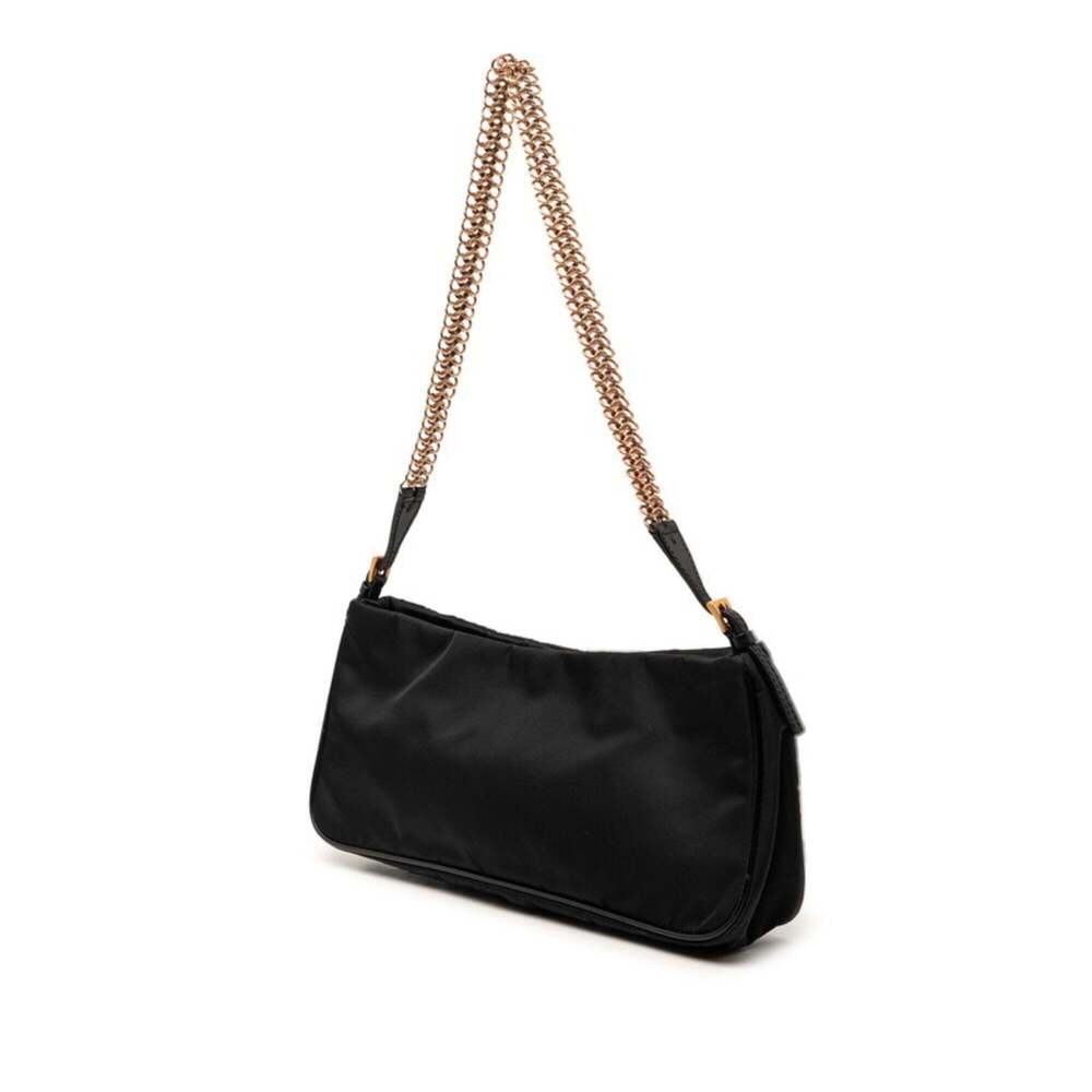 PRADA Black Leather Shoulder Bag - Picture 2 of 5